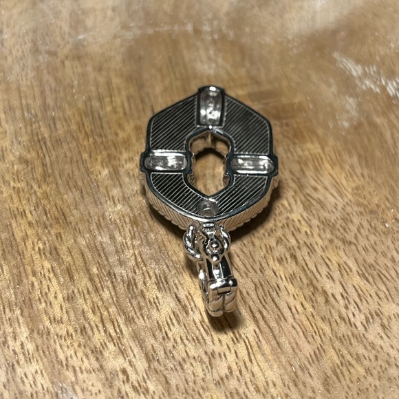 Judith Ripka Sterling Silver Tiger's Eye CZ Citrine Enhancer Diamonique Pendant - Picture 12 of 16